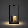 CURIOSITY Noir Lampe à poser LED sans fil Métal H45cm