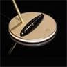 OVERLAY Cuivre / Laiton Lampe de bureau LED Métal/Cuir avec stylo à bille Montblanc® H52cm
