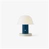 SETAGO bleu et sable Lampe sans fil LED rechargeable avec variateur H22cm
