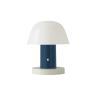SETAGO bleu et sable Lampe sans fil LED rechargeable avec variateur H22cm
