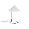 MATIN SMALL Blanc Lampe à poser LED Coton/Métal H38cm