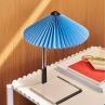 MATIN SMALL Placid Blue Lampe à poser LED Coton/Métal H38cm