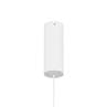 HELIA 40 Blanc Suspension diffuseur tube LED H45cm Ø4cm