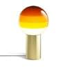 DIPPING LIGHT M laiton ambre Lampe à poser LED variateur Verre/Métal H54cm