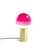 DIPPING LIGHT S laiton rose Lampe à poser LED variateur Verre/Métal H36cm