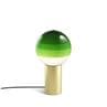 DIPPING LIGHT S laiton vert Lampe à poser LED variateur Verre/Métal H36cm