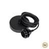 CABLE Noir Câble avec prise E27 Textile 4.5m