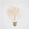 VORONOI I  Ampoule LED filament Globe E27 Ø12.5cm 2200K 2W = 10W 80 Lumens Dimmable Ambrée