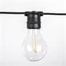 ALLEGRA Noir Guirlande lumineuse d'extérieur 10 lumières LED 5m raccordable