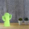 PANCHITO Vert Veilleuse lumineuse LED forme cactus en Silicone H20.6cm