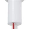 PRÊT-A-RACKET Blanc Lot de 3 lampadaires d'extérieur à planter Solaire H125cm