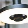 BEADS Noir Suspension LED orientable avec rosace Ø21,5cm