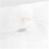 VERTIGO NOVA Blanc Suspension LED Fibre de verre / Verre triplex Ø190cm