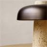 REVERSE bronze Lampe à poser avec Variateur Tactile LED Métal H30cm
