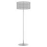 PADERE Blanc/Blanc Lampadaire d'extérieur LED solaire Aluminium/Textile H170cm
