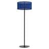 PADERE Noir Charbon/Bleu marine Lampadaire d'extérieur LED solaire Aluminium/Textile H170cm