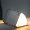 SMART FABRIC BOOKLIGHT MINI gris Lampe à poser Lin H12.2cm