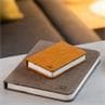 SMART FABRIC BOOKLIGHT MINI Orange Lampe à poser Lin H12.2cm