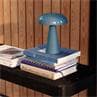 COMO Stone Blue Lampe à poser sans fil avec 3 intensités H21cm