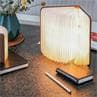 SMART BOOKLIGHT LARGE Marron Lampe à poser Cuir H21.5cm