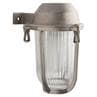 WALL LAMP Alu anodisé Applique d'extérieur en laiton et verre H18cm