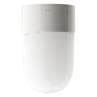 PURE PORCELAINE blanc verre blanc Applique de salle de bain porcelaine/verre Ø9.5cm H11cm