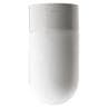 PURE PORCELAINE blanc verre blanc Applique de salle de bain porcelaine/verre opalin Ø10cm H14cm