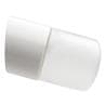 PURE PORCELAINE blanc verre blanc Applique de salle de bain porcelaine/verre opalin Ø8.5cm H9cm