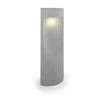 MOAI gris Borne d'extérieur LED béton H60cm