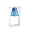 LIGHT AIR bleu azur Lampe à poser Abat jour Tissu H32cm
