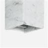 [B8M] marbre blanc de carrare Applique en marbre H23cm