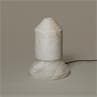 BABEL Blanc Lampe à poser albâtre H40,5cm