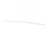 SWAN PENDANT Blanc Suspension LED 3000K Bois L162cm