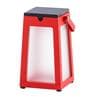 TINKA Rouge Lanterne solaire d'extérieur 300 Lumens Aluminium/Verre H25cm