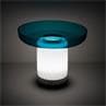 BONTÀ turquoise Lampe sans fil avec coupelle H21cm