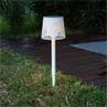 GRETA Blanc Applique/Lampe à poser/Lampadaire/A piquer d'extérieur Solaire LED
