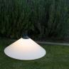 SAÏGON Blanc Suspension / Lampe d'Extérieur Aluminium Ø55cm