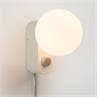 ALUMINA Craie Lampe à poser / Applique dimmable L22cm