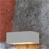 HOGAR gris soie Applique extérieure LED en aluminium H10cm