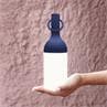 ELO BABY Bleu Lot 2 lampes LED bouteille nomade d'extérieur tactile H22cm
