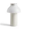 PC PORTABLE Blanc Lampe nomade LED d'extérieur dimmable rechargeable H22cm