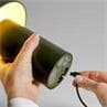 PC PORTABLE kaki Lampe nomade LED d'extérieur dimmable rechargeable H22cm