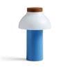 PC PORTABLE Sky Blue Lampe nomade LED d'extérieur dimmable rechargeable H22cm