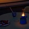 FLAMTASTIQUE Flash Blue Lampe à poser à Huile Plastique/Verre H22.5cm