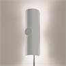 U2-L Blanc Applique murale avec câble variateur 2 lumières Métal H30cm