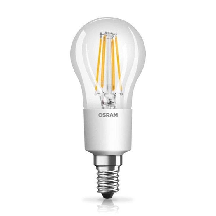 OSRAM  Ampoule LED filament sphérique E14 Ø4.5cm 2700K 5W = 40W 470 Lumens Dimmable