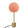 APAPA laiton et blush Lampe à poser globe tissé H40cm
