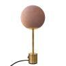APAPA Laiton / Nude  Lampe à poser globe tissé H40cm