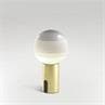 DIPPING LIGHT laiton blanc Baladeuse LED rechargeable USB C variateur Verre/Métal H22cm