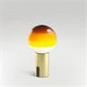 DIPPING LIGHT laiton et ambre Baladeuse LED rechargeable USB C variateur Verre/Métal H22cm